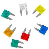 Kit 10 Fusíveis Lâmina Mini Automotivo 5A a 30A - Segurança Essencial para Carro e Moto - imagem 4