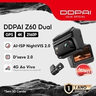 DDPAI Z60 4K: Câmera Veicular Frontal e Traseira com WiFi 5GHz, GPS e Visão Noturna Avançada - imagem 3