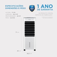 Climatizador de Ar 5L Midea 127V 60Hz - Refresque seu Ambiente com Tecnologia Avançada - imagem 4