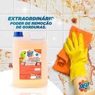 Detergente Hiperconcentrado 5L Neutro - Limpeza Profissional Multi-Superfícies - imagem 3