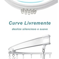 Trilho Flexível para Cortina 5m: Curvas Perfeitas para Sala, Quarto e Mais! - imagem 5