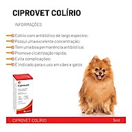 Ciprovet Labyes: Colírio Antibacteriano 5ml - imagem 4
