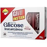 Gli-Instan Morango: Glicose Rápida e Saborosa 5x15g - imagem 1