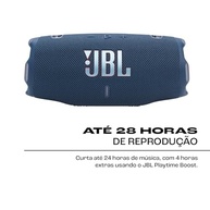 JBL Charge 6 Azul: Caixa de Som Portátil com Som Poderoso e Bateria Duradoura - imagem 4
