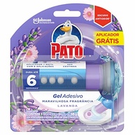 Pato Desodorizador Sanitário Gel Adesivo Lavanda - 6 Discos com Aplicador - imagem 2