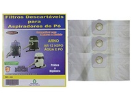 Kit com 6 Sacos Descartáveis Biodegradáveis para Aspirador Arno AR12, H2PO, Água e Pó - Filtro Duplo e Alta Performance - imagem 3