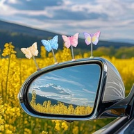Kit 6 Borboletas Decorativas Agitadas para Carro - Charme e Diversão no Painel! - imagem 3