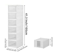 Sapateira Vertical Empilhável 6 Andares - Organize Seus Calçados com Estilo e Praticidade - imagem 3