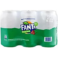 Fanta Guaraná Zero 350ml: Pack 6 Latas Refrescantes - imagem 1