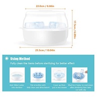 Esterilizador a Vapor para Micro-ondas - 6 Mamadeiras, Sem BPA, Seguro e Compacto para Viagens - imagem 4