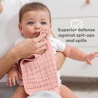 Comfy Cubs Panos para Arrotar Musselina 6 Camadas - Pacote com 10 Unidades Grandes em 100% Algodão Macio e Ultra Absorvente - imagem 5