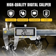 Paquímetro Digital YELLOW JACKET 6" IP54: Precisão e Durabilidade para seus Projetos DIY - imagem 5