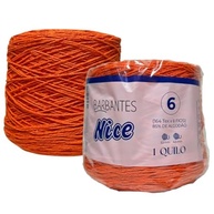 Barbante Parafinado Colorido para Crochê - Fio 6 - 1kg (Laranja) | Ideal para Artesanato e Projetos Manuais - imagem 3
