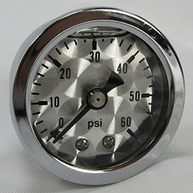 Medidor de Pressão de Óleo Marshall 60 PSI para Harley - Resistente e Preciso - imagem 1