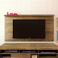 Painel com Suporte para TV até 60" SLIM em Madeira Pinho - Design Moderno e Funcionalidade Completa - imagem 4