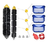 Kit de Peças de Reposição para iRobot Roomba Série 600 - 3 Escovas Laterais, 3 Filtros, Escovas de Rolo e Acessórios - imagem 2