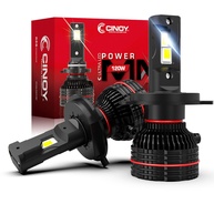 Kit Lâmpada Ultra LED Cinoy Power Max H4: 10000 Lumens, 6000K - Iluminação Potente e Segura - imagem 1