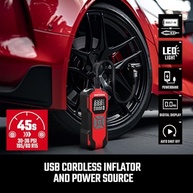 Compressor de Ar Portátil Craftsman: Inflador de Pneu Sem Fio com Medidor Digital e Bateria 6000mAh - imagem 3