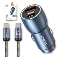 Carregador Veicular Turbo 60W USB-C + USB 3.0: Carga Ultra Rápida e Segura - imagem 1