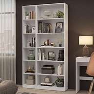 Kit Estante Livreiro Madesa 6908 + 6906 - Branco | Organize com Estilo e Qualidade - imagem 3
