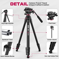Tripé ULANZI MT-56 Ombra: Estabilidade Profissional para suas Fotos e Vídeos (160cm, 6kg) - imagem 3