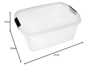 Sanremo Caixa Organizadora Plástica 6L - Linha Flex | Prática, Transparente e Empilhável - imagem 3