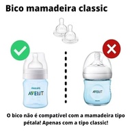 Bico Para Mamadeira Classic N.4 6m+ Engrossado - 2 Unidades Philips Avent - imagem 4