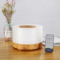 Umidificador Difusor Aromatizador Ultrassônico 700ml com LED 7 Cores, Controle Remoto e Desligamento Automático - imagem 3