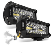 Barra de LED 120W 6500K 7" 8D: Iluminação Potente para Seu Veículo Off-Road - imagem 1