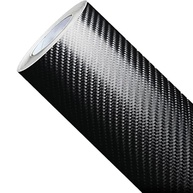 Vinil Adesivo Fibra de Carbono 4D Preto 70cm x 3m: Envelopamento Premium e Fácil Aplicação - imagem 3