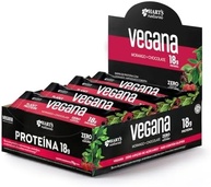 Hart's Natural Barra de Proteína Vegana 70g, Morango com Chocolate 50%, 100% Natural, 18g de Proteína Vegetal, Sem Glúten, Sem Lactose, Sem Açúcar Adicionado, Snack Saudável Plant-Based (12 unidades) - imagem 3