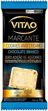 CHOCOLATE COOKIES AND CREAM ZERO 70G - imagem 2