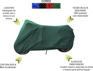 Capa de Tecido Helanca Premium para Triumph Trident 750/900 - Proteção e Estilo (Verde) - imagem 5