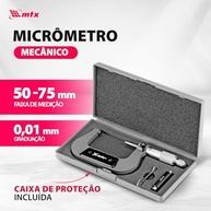 Micrômetro Mecânico MTX 50-75mm: Precisão Industrial para suas Medições - imagem 4