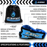 Alça Protetora de Árvore AXSIPEIX 7,6cm x 2,4m - Resistência Extrema para Off-Road - imagem 4