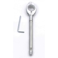 Antena Corta Pipa para Moto Spencer 7/8" Inox Prata - Segurança e Estilo! - imagem 1