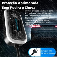 Carregador Portátil JOYFOX 7KW para Carro Elétrico e Híbrido - Type 2, 5M, 110/220V - imagem 4
