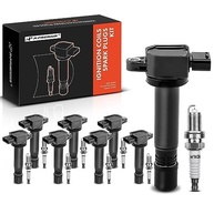 Kit 8 Bobinas de Ignição e Velas A-Premium para Volvo XC90 (05-11) e S80 (07-10) 4.4L - imagem 2