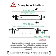 LideraMix - Portão de Segurança Ajustável para Pets e Crianças | 68-83cm | Aço com Pintura Epóxi - imagem 4