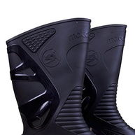 Bota de PVC N40 Preto com Sola Amarela para Motoqueiro-MOTOSAFE-84BPM60040A - imagem 3