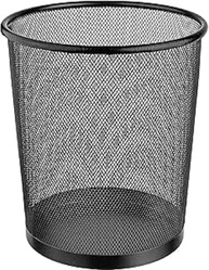 Lixeira de Metal Redonda 8,5L - Design Moderno para Escritório e Home Office - imagem 2