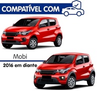 Moldura Painel 2 Din 9" Fiat Mobi Preto - Encaixe Perfeito para Sua Multimídia - imagem 3