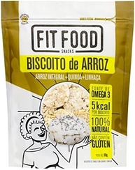 Fit Food Biscoito De Arroz Integral Quinoa e Linhaça Pouch 90g - imagem 4