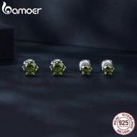 Brincos Moissanita Bamoer: Elegância em Prata 925 - imagem 2