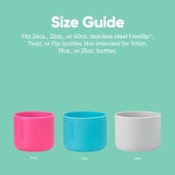 Owala Bota de Silicone Azul 947ml: Proteção Antiderrapante e Estilo para Sua Garrafa - imagem 5