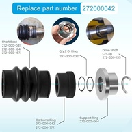 Kit Reparo Eixo Sea Doo Carbon Seal Drive Line 717-951 (1996-2007) - Qualidade e Durabilidade - imagem 4