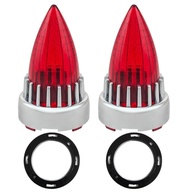 Pacote 2 Capas Lente Seta Moto Harley 9.5cm Vermelha - Estilo e Segurança - imagem 1