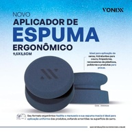 Aplicador Espuma Macia Vonixx: Detalhamento Ergonômico e Uniforme (9,5x5,5cm) - imagem 3