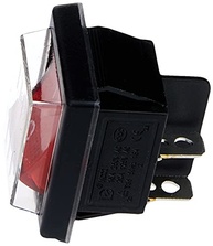 CHIPSCE 092-1161: Chave Liga/Desliga Vermelha com Capa Protetora para Segurança e Controle - imagem 4