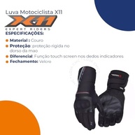 Luva X11 Dry Supertech: Proteção 100% Impermeável para Motociclistas - imagem 4